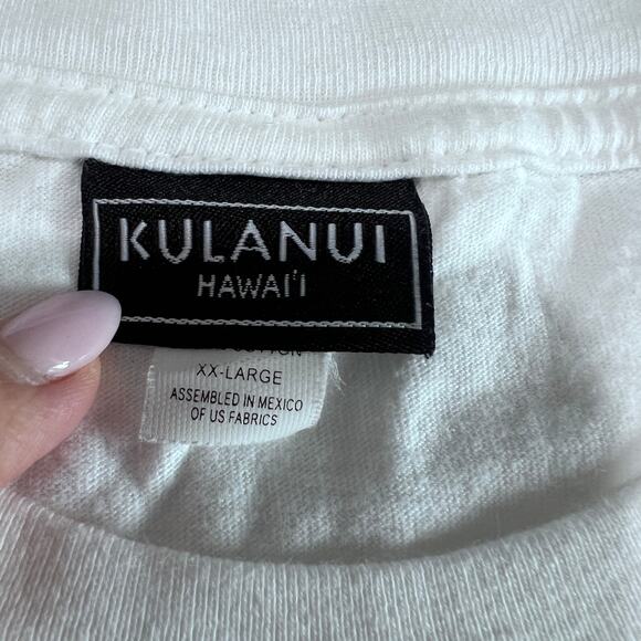 KULANUI Hawaii T-Shirt Men’s XXL White University of Hawaii Seal Graphic Tee - Picture 8 of 10